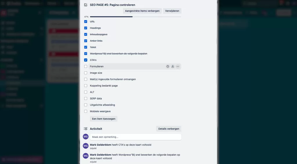 websitedesign bureau met Trello