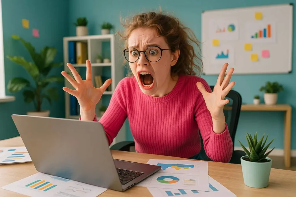 online vindbaarheid verbeteren vrouw is blij verrast