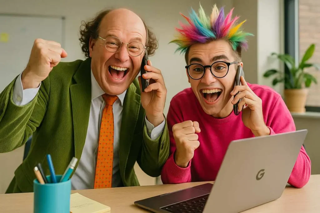 meer klanten via google ondernemer en marketeer bellen