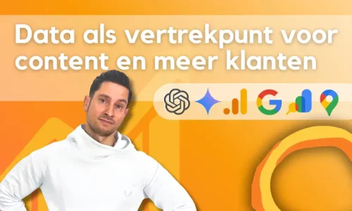 meer klanten via google data als vertrekpunt voor content en meer klanten